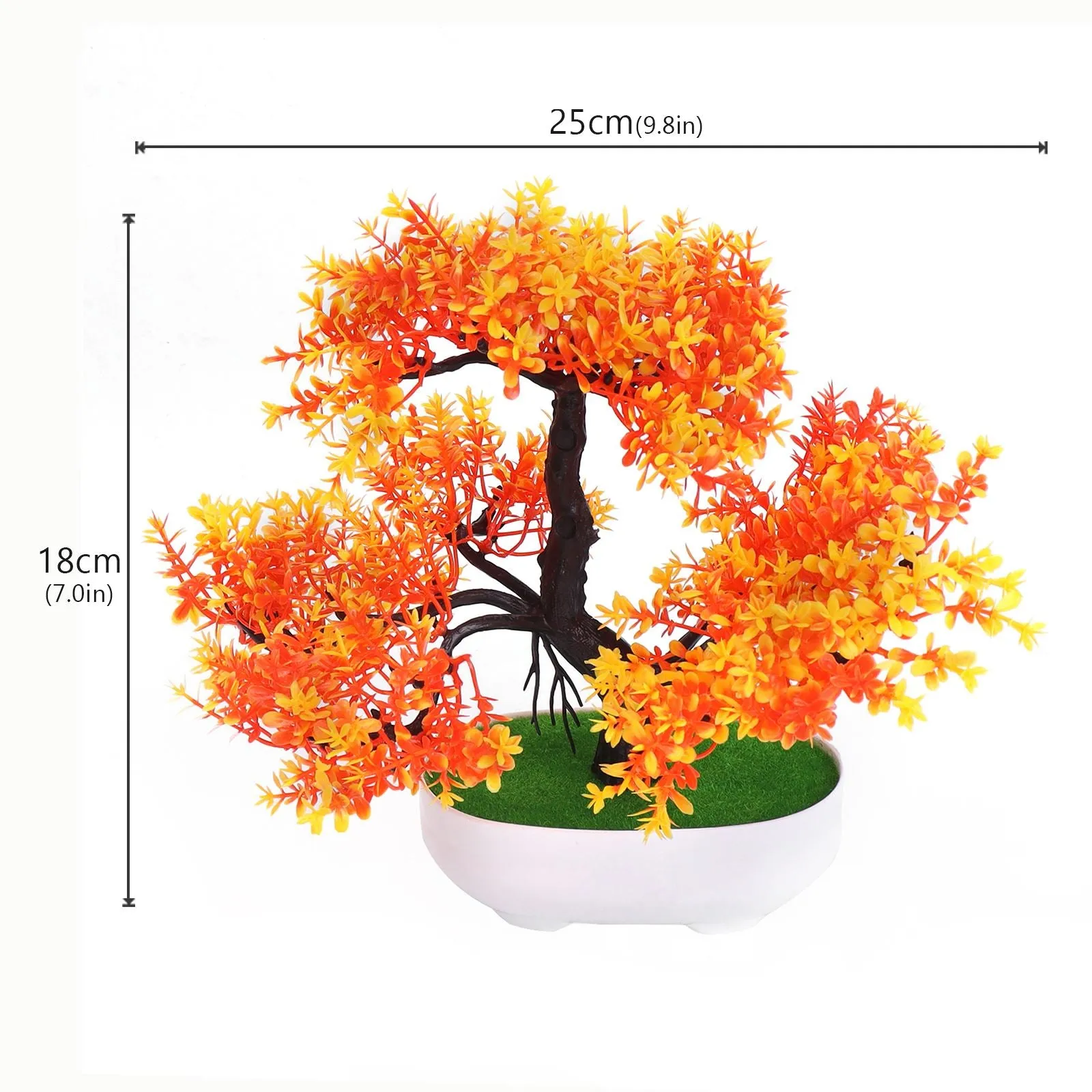 Mini Artificial Plant Bonsai Small Simulated Tree Pot Plants Fake Flowers Office Table Potted Ornaments Home Garden Decor