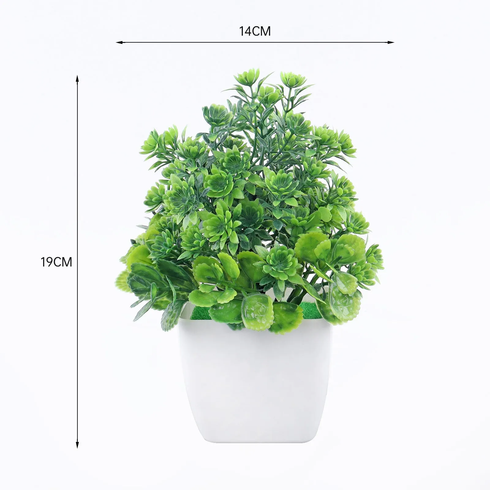 Mini Artificial Plant Bonsai Small Simulated Tree Pot Plants Fake Flowers Office Table Potted Ornaments Home Garden Decor