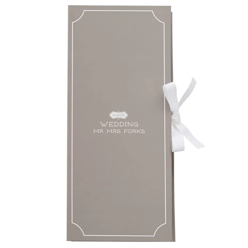 Mr & Mrs Wedding Fork Set