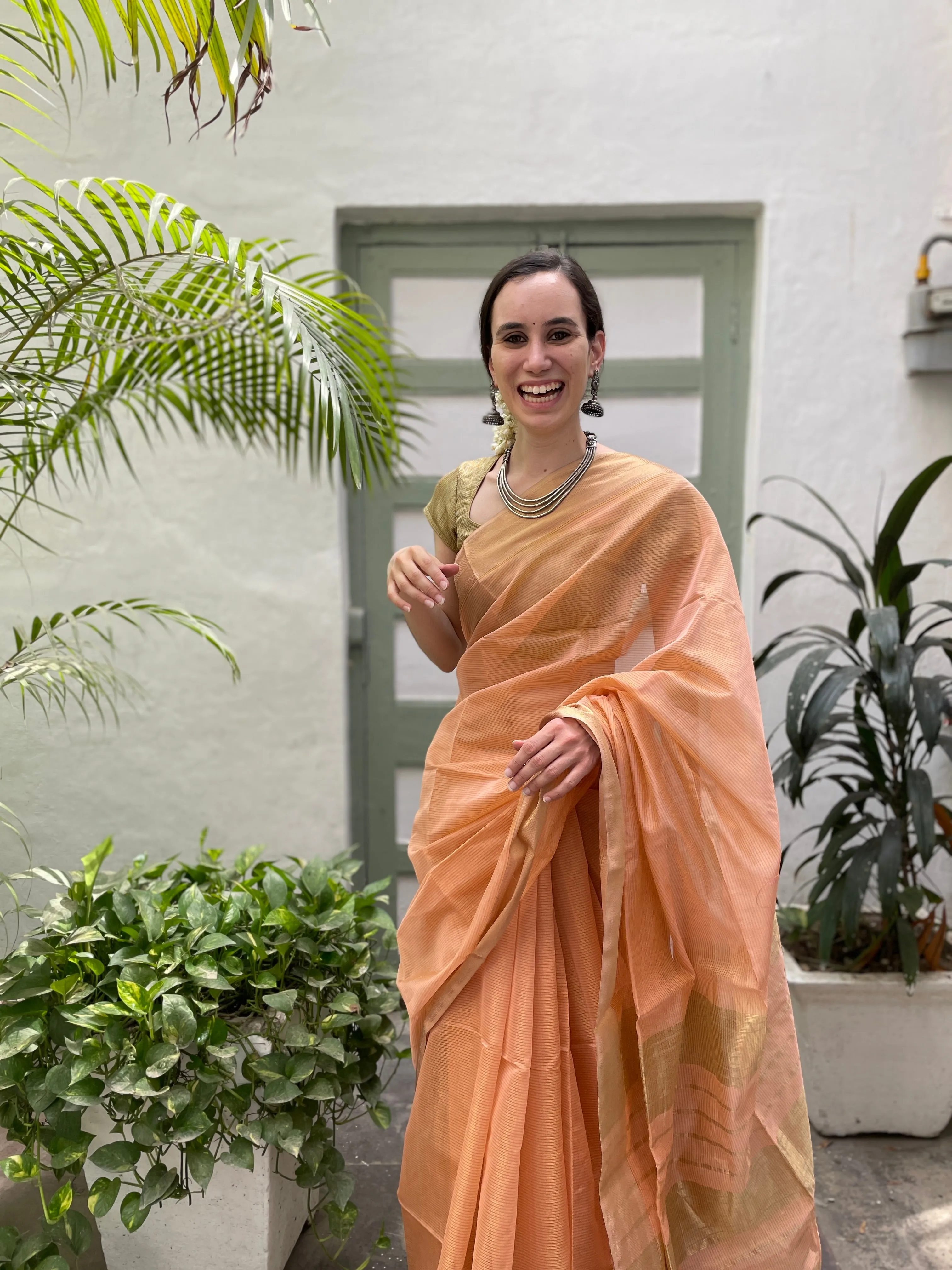 Nazanin Cotton Silk Saree (Final Sale)
