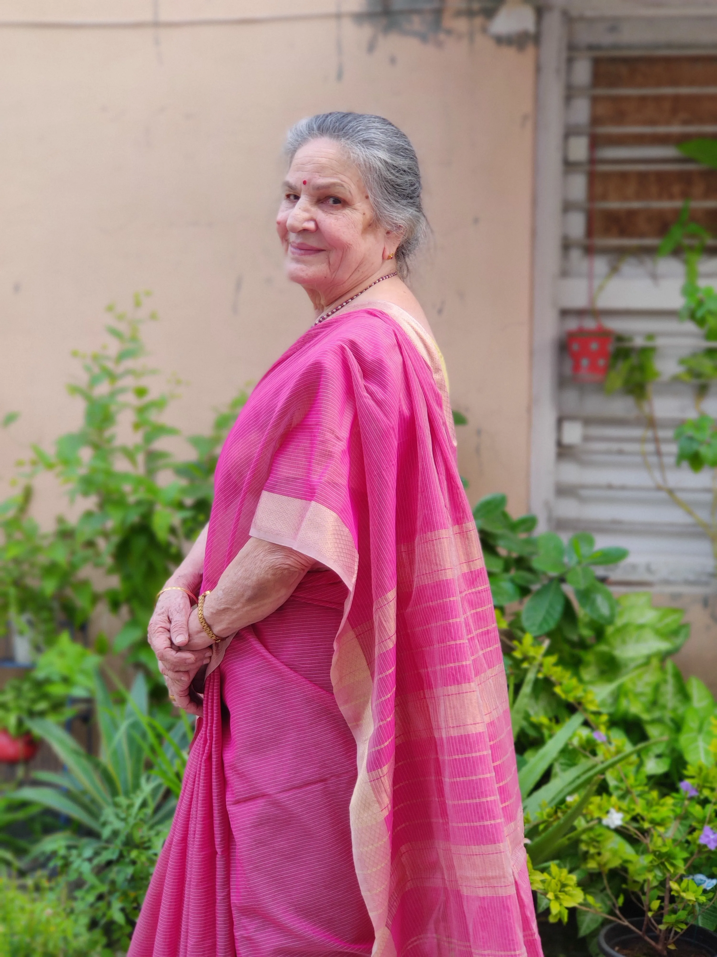 Nazanin Cotton Silk Saree (Final Sale)