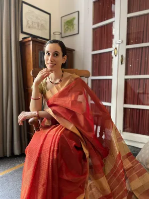 Nazanin Cotton Silk Saree (Final Sale)