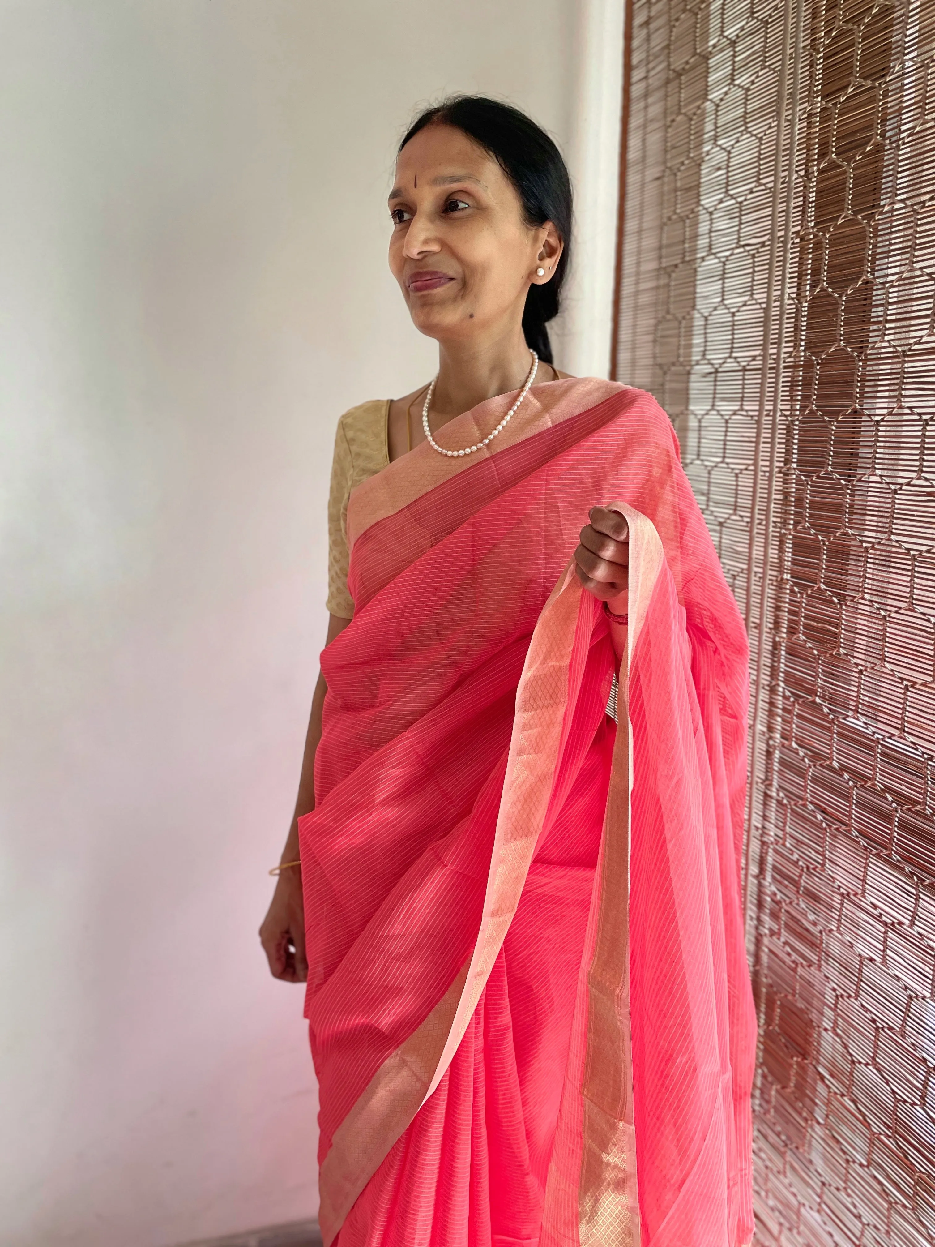 Nazanin Cotton Silk Saree (Final Sale)