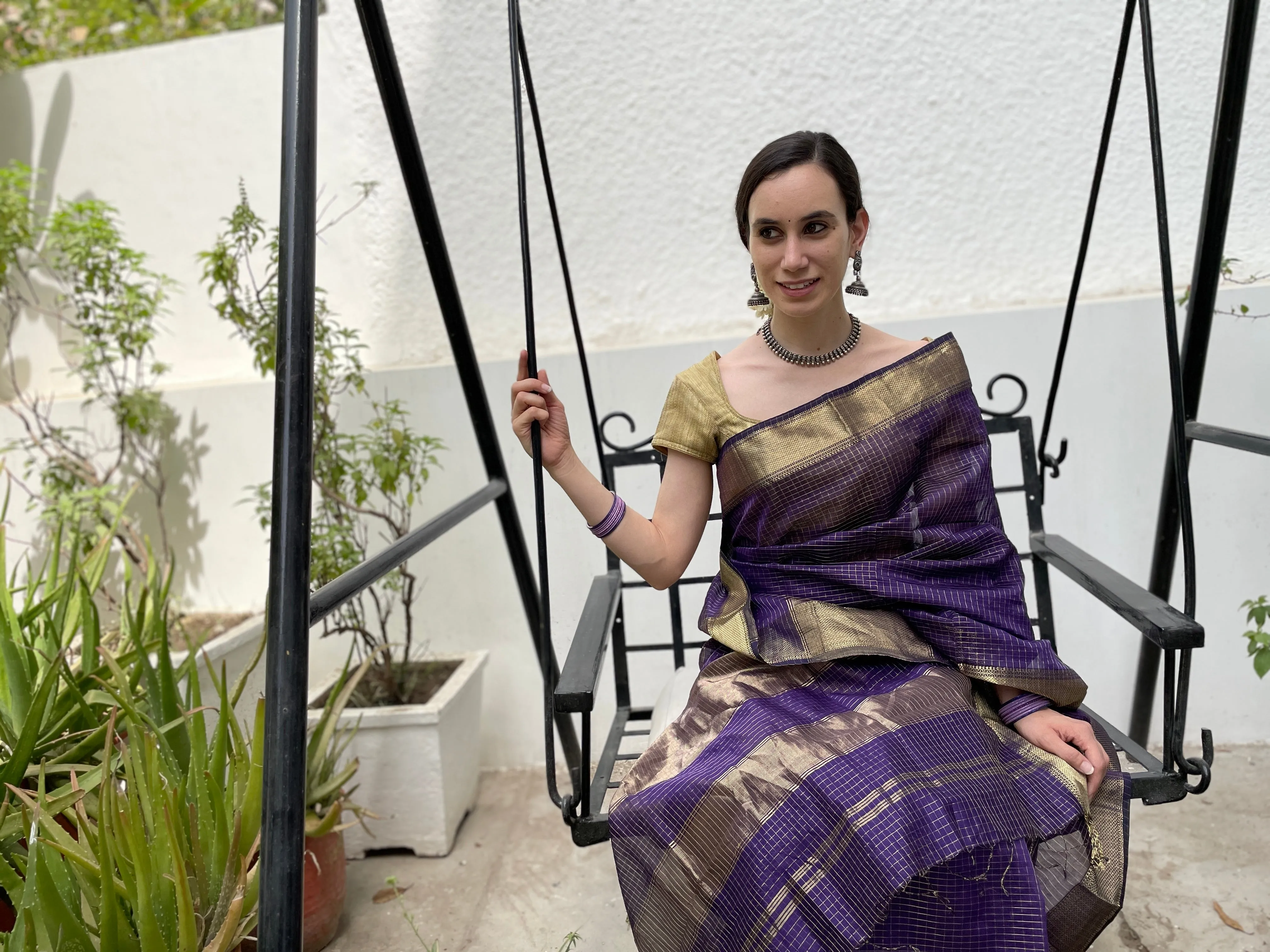 Nazanin Cotton Silk Saree (Final Sale)