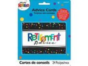 Officially Retired - Advice Cards