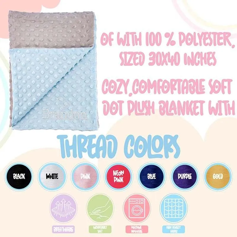 Personalized Embroidered Baby Blanket
