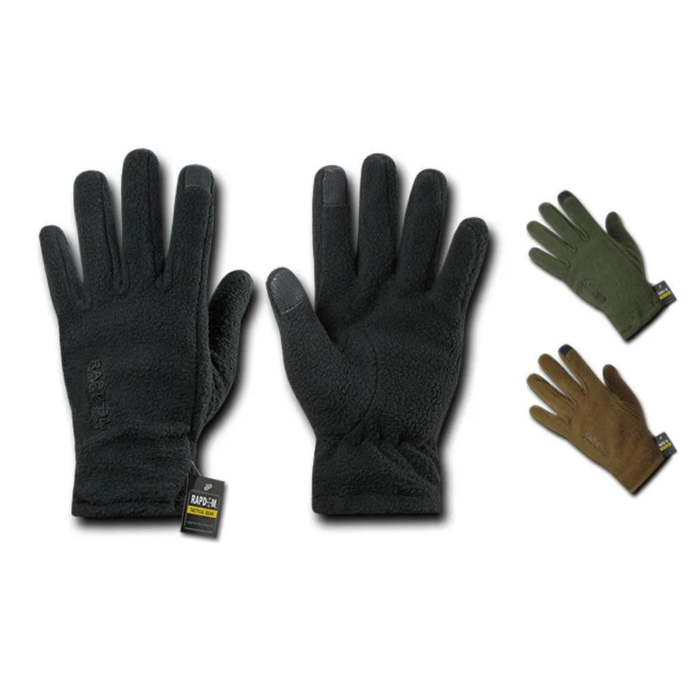 Polar Fleece Winter Thumb Fingertip Touch-Screen Compatible Gloves