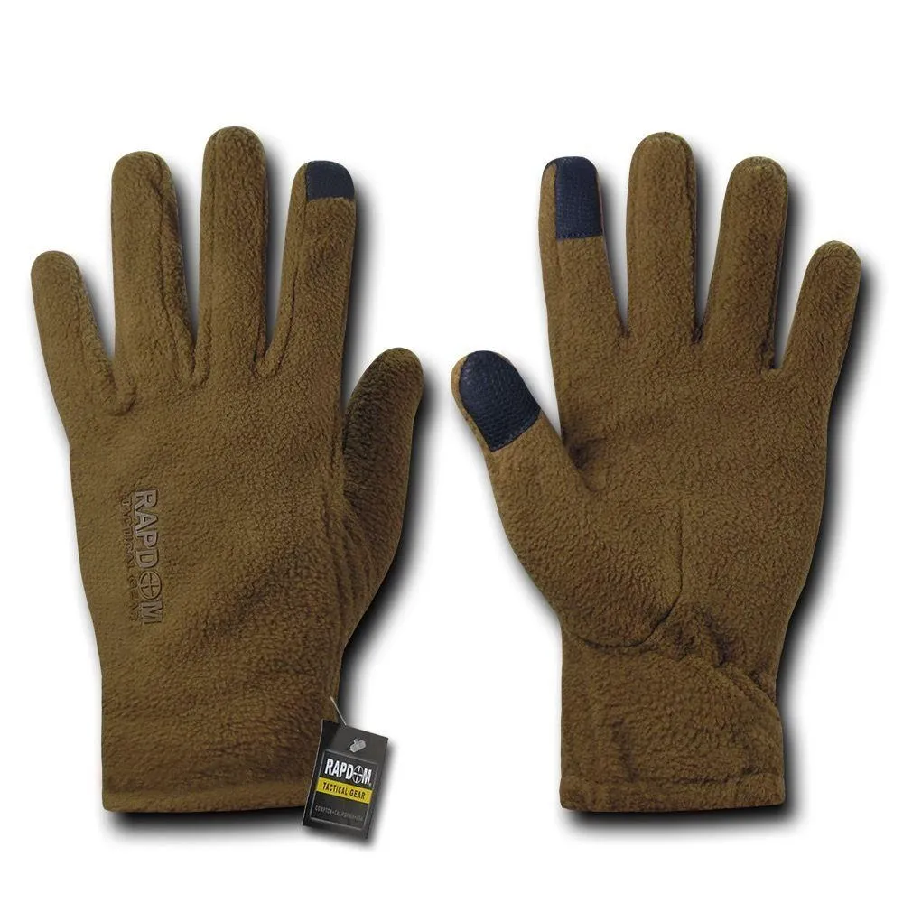 Polar Fleece Winter Thumb Fingertip Touch-Screen Compatible Gloves