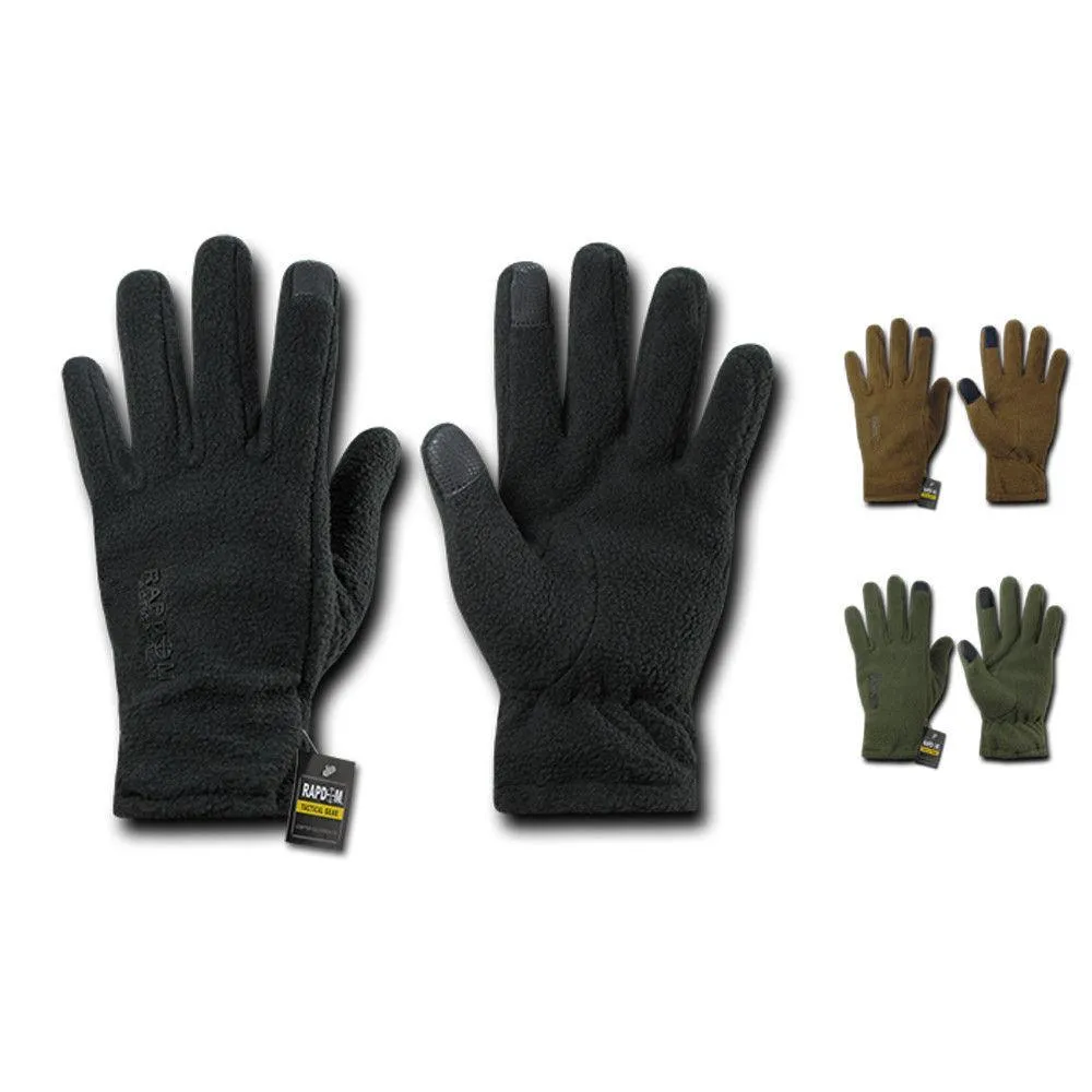 Polar Fleece Winter Thumb Fingertip Touch-Screen Compatible Gloves