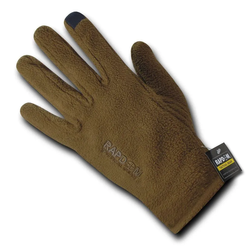 Polar Fleece Winter Thumb Fingertip Touch-Screen Compatible Gloves