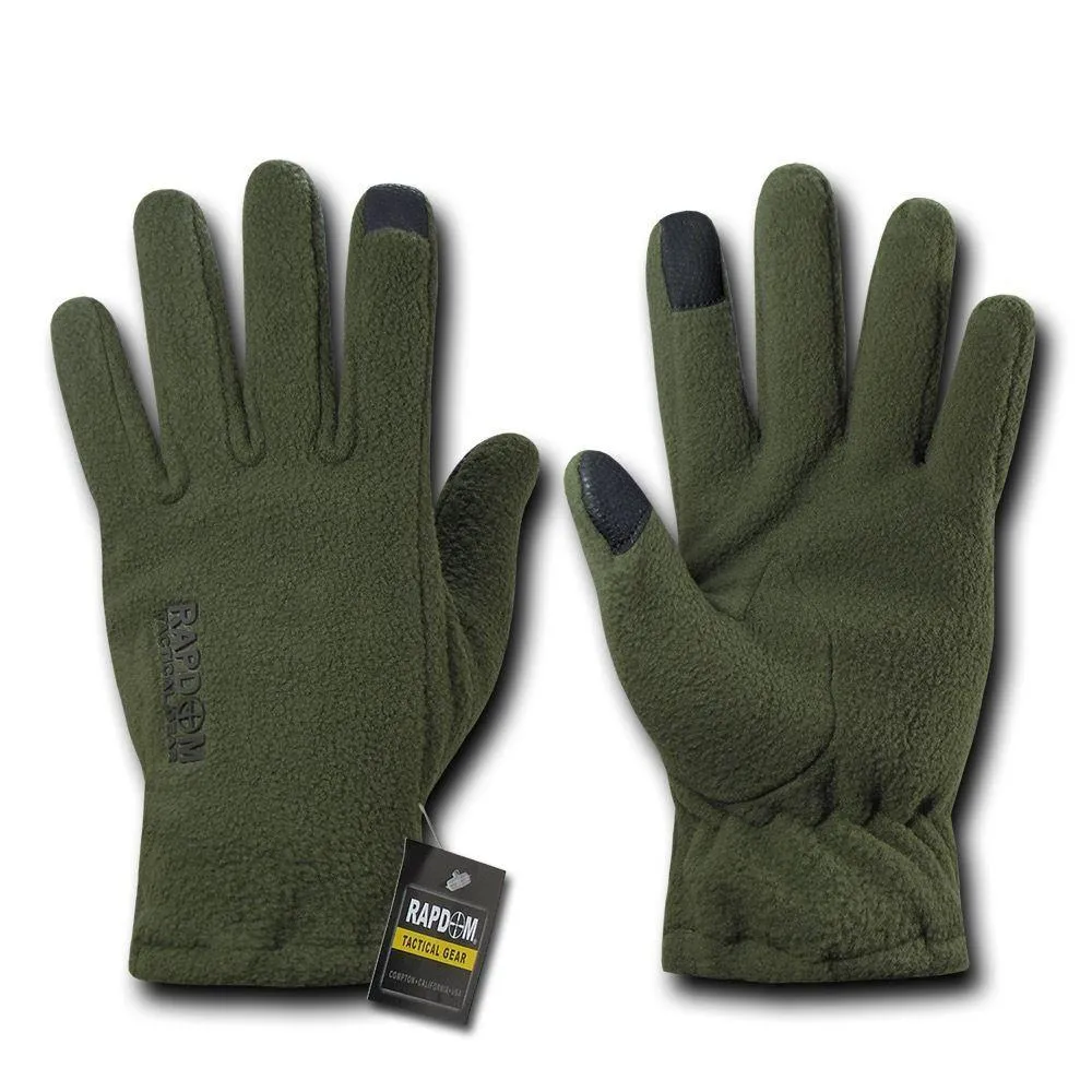 Polar Fleece Winter Thumb Fingertip Touch-Screen Compatible Gloves