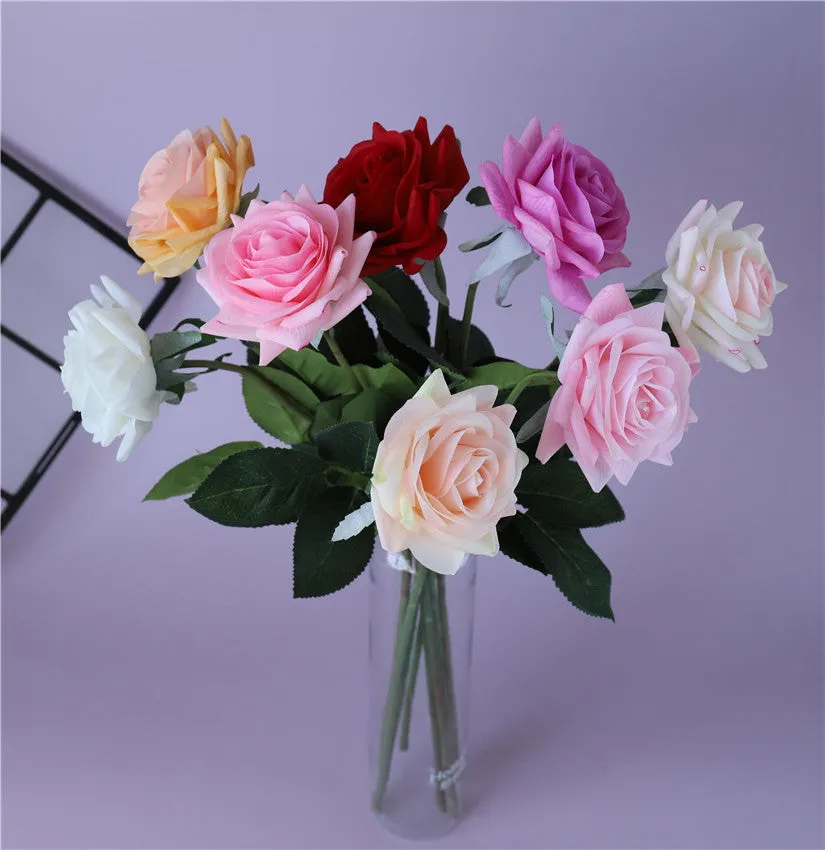 Real Touch Flowers Realistic Roses 20pcs