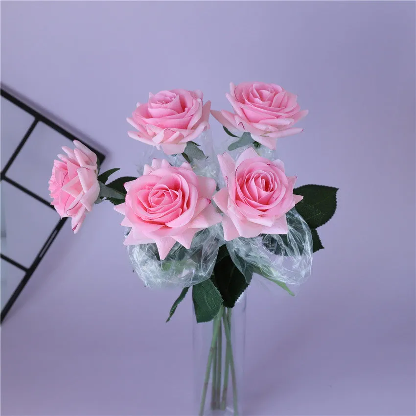 Real Touch Flowers Realistic Roses 20pcs