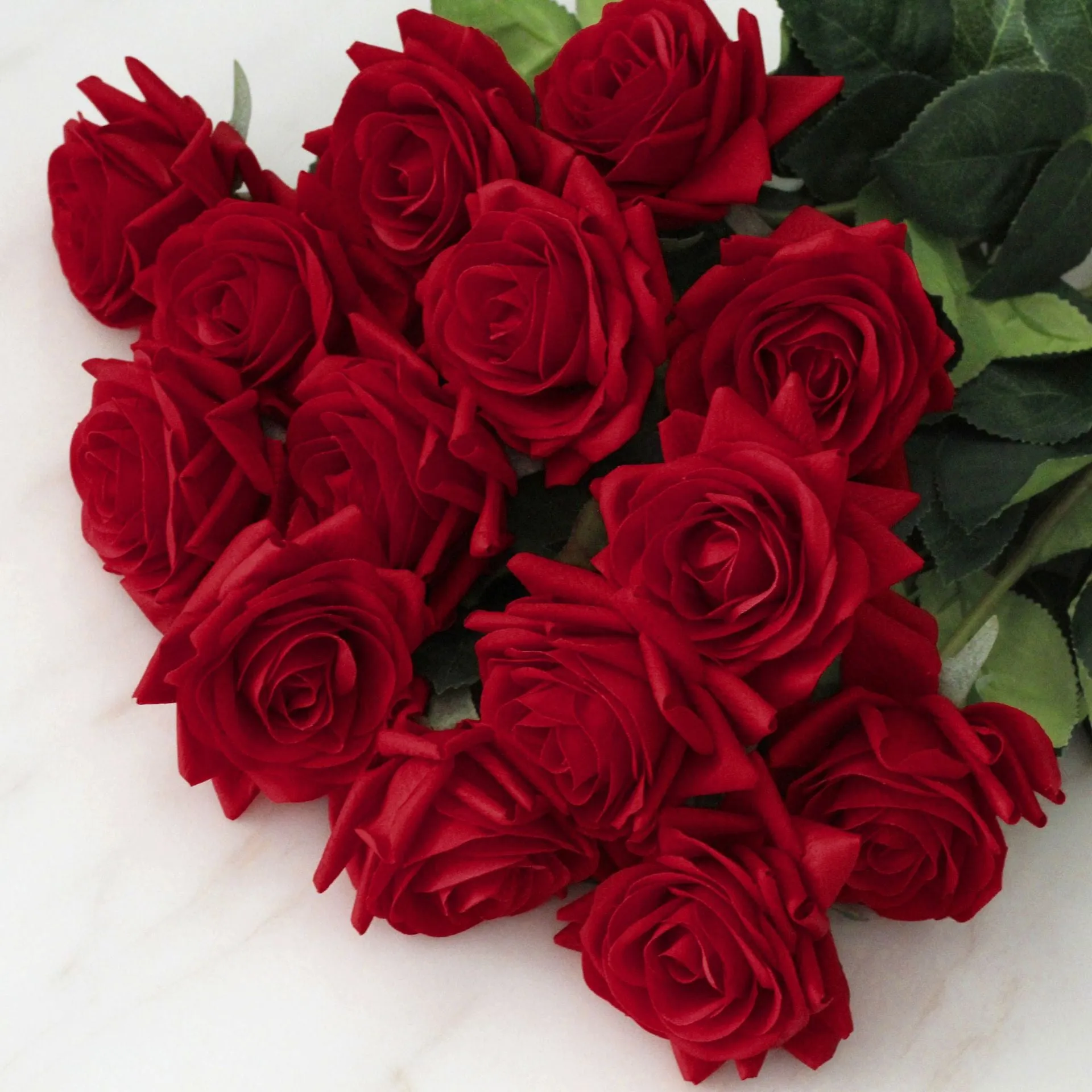 Real Touch Flowers Realistic Roses 20pcs