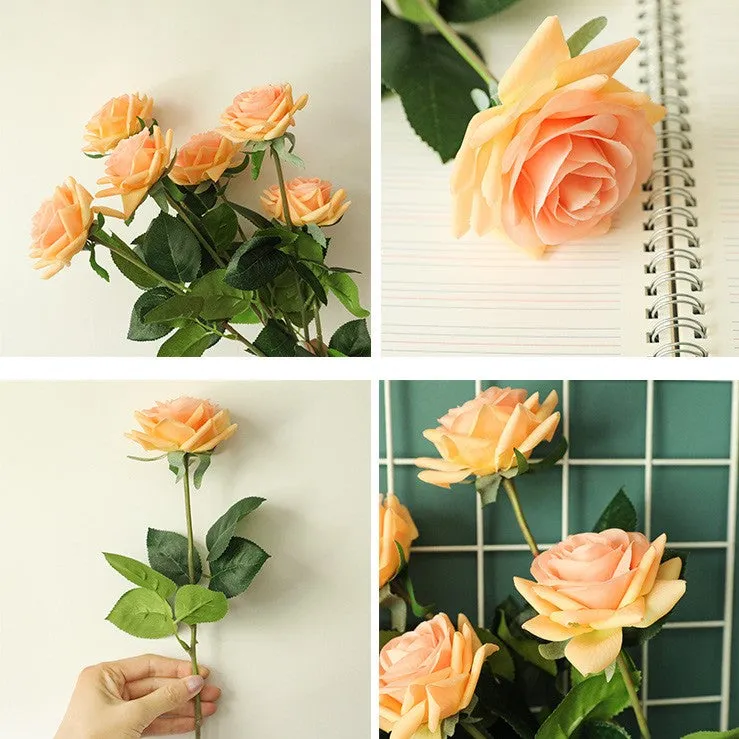 Real Touch Flowers Realistic Roses 20pcs