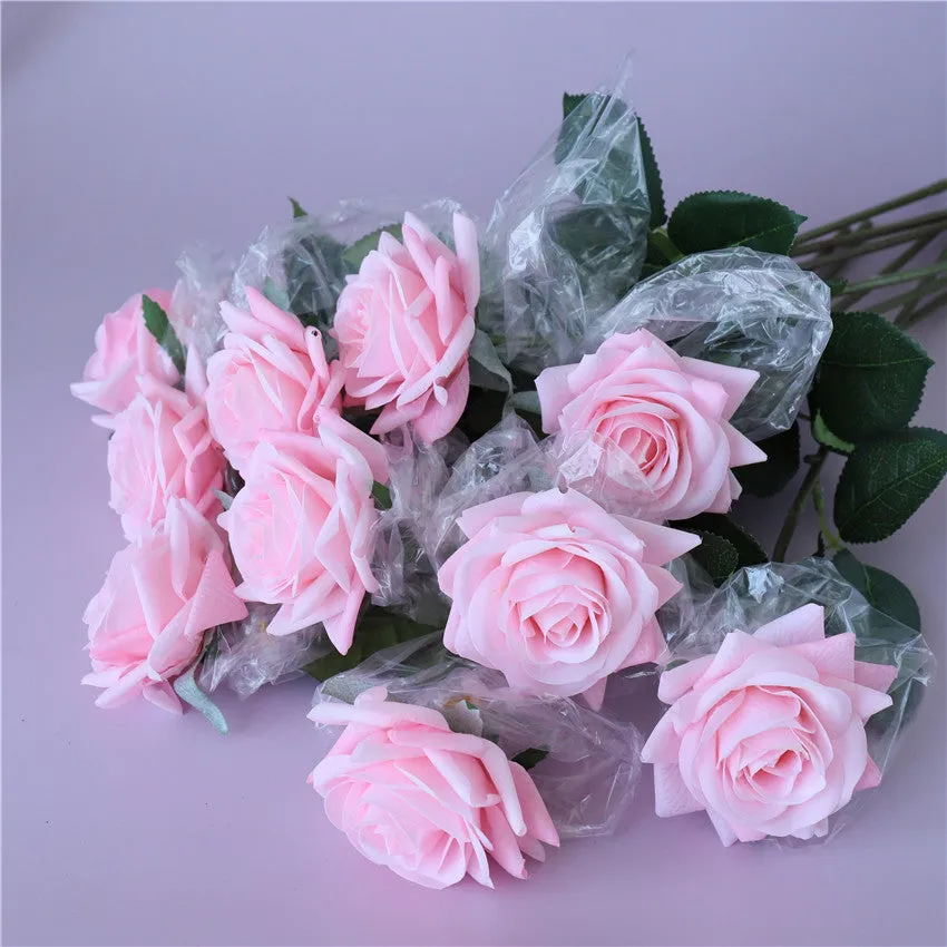Real Touch Flowers Realistic Roses 20pcs