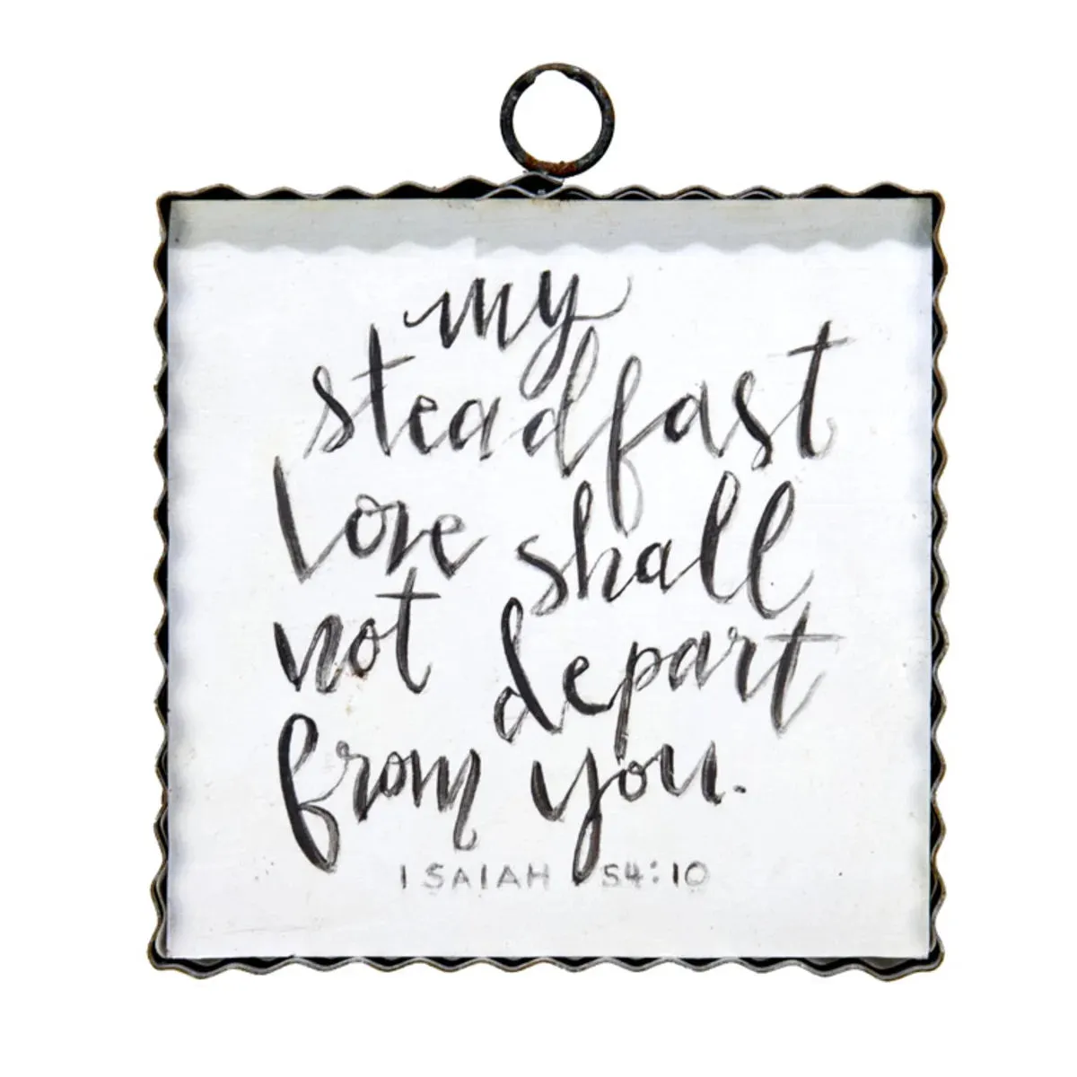 RTC Mini Gallery Charm - Isaiah 54:10