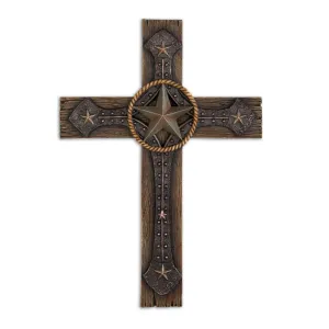 Rustic Cowboy Wall Cross