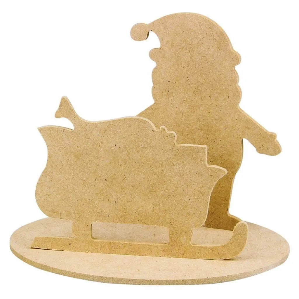 Santa Christmas Diorama Pack of 10