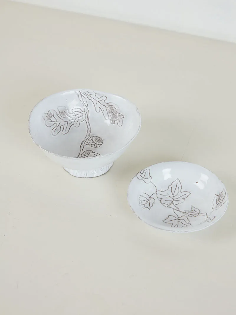 Setsuko Acorn & Oak Leaf Bowl
