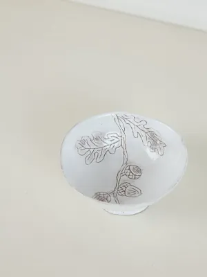 Setsuko Acorn & Oak Leaf Bowl