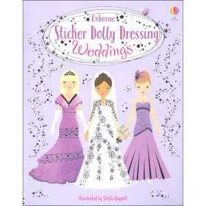 Sticker Dolly Dressing Book Weddings
