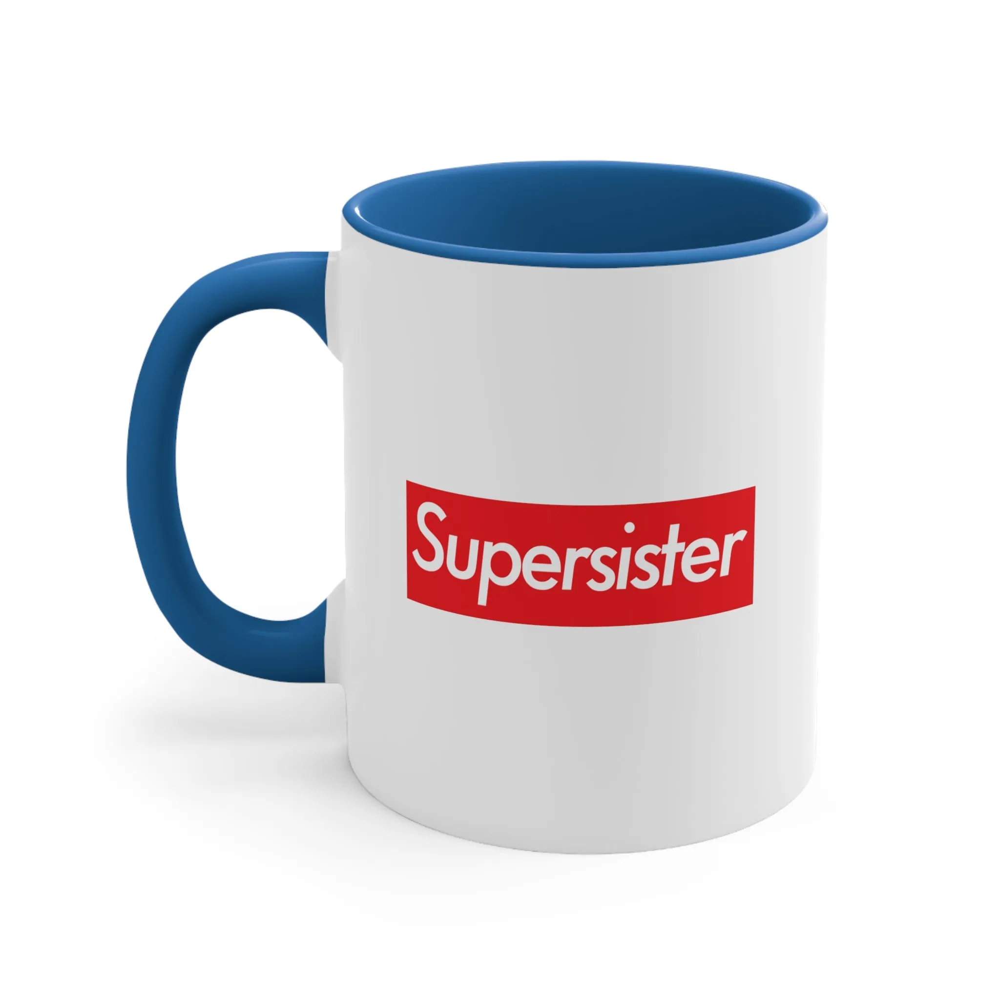 Supersister Accent Coffee Mug, 11oz super Inspired Funny Sister Sisters Appreciation Gift For Sis Thank You Thankful Birthday Christmas