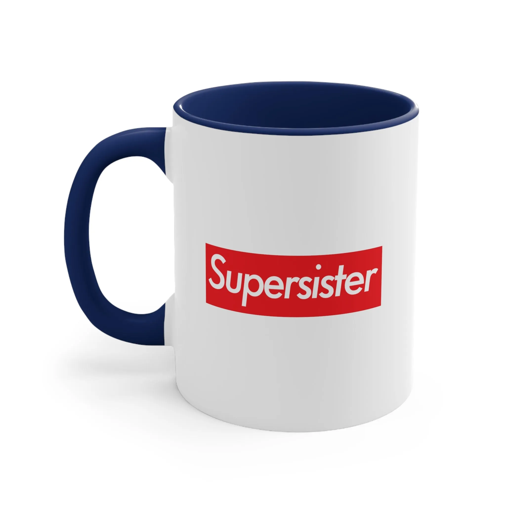 Supersister Accent Coffee Mug, 11oz super Inspired Funny Sister Sisters Appreciation Gift For Sis Thank You Thankful Birthday Christmas