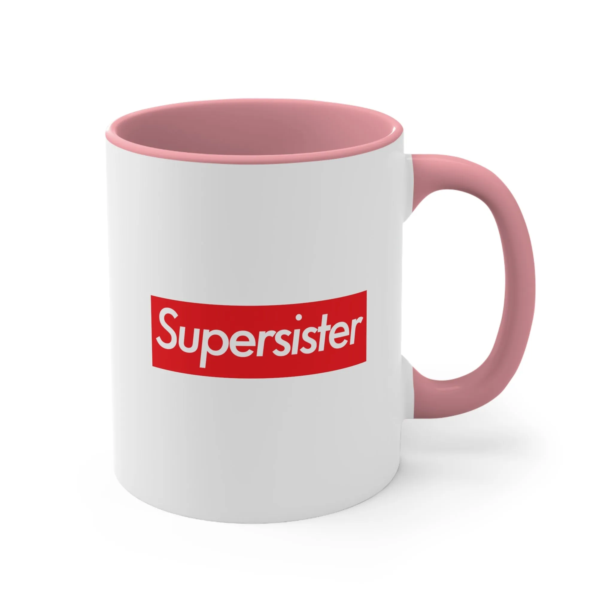 Supersister Accent Coffee Mug, 11oz super Inspired Funny Sister Sisters Appreciation Gift For Sis Thank You Thankful Birthday Christmas