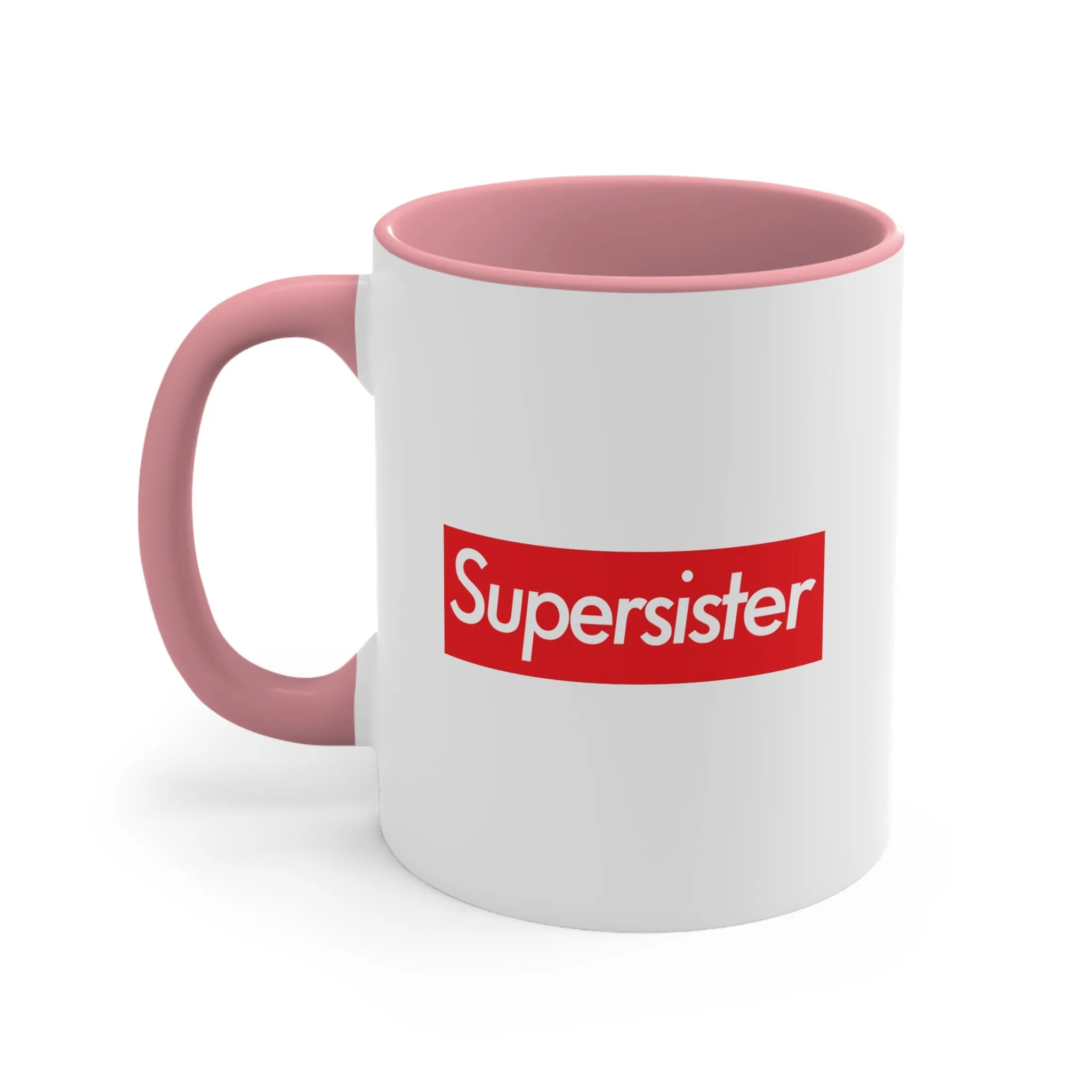 Supersister Accent Coffee Mug, 11oz super Inspired Funny Sister Sisters Appreciation Gift For Sis Thank You Thankful Birthday Christmas