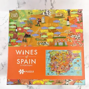 Wines Of Spain & Portugal Puzzle by Ginger Fox