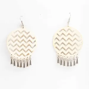 wooden Jaali Earring