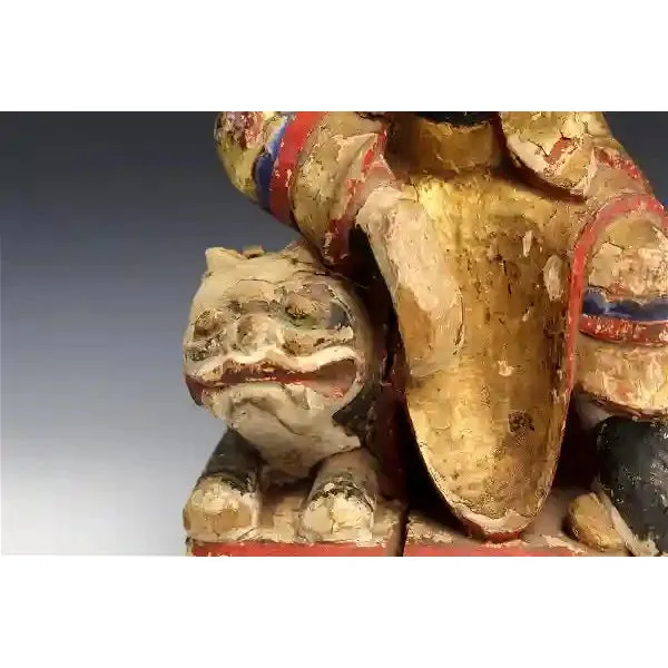 Zhongkui Wooden Statue, China