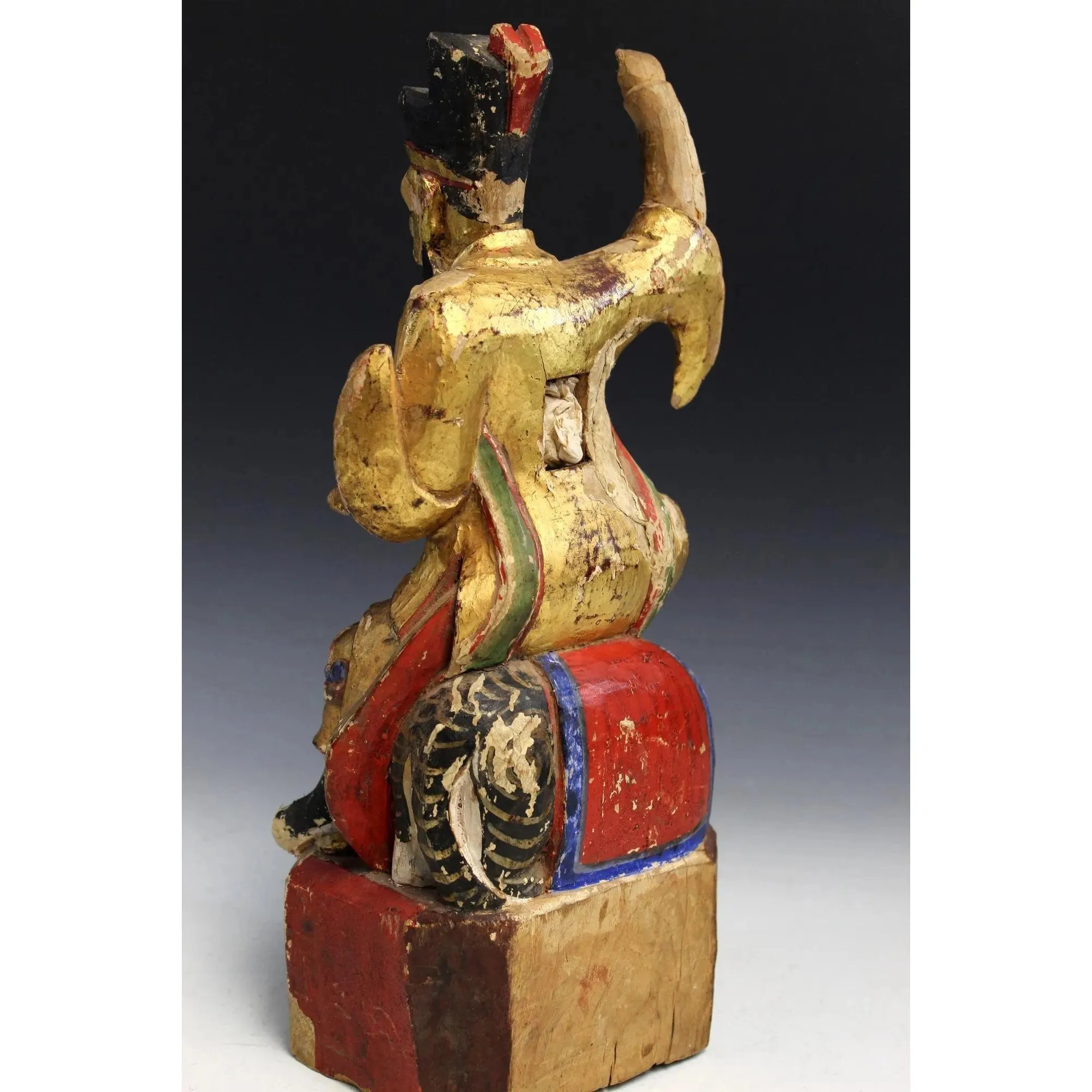 Zhongkui Wooden Statue, China